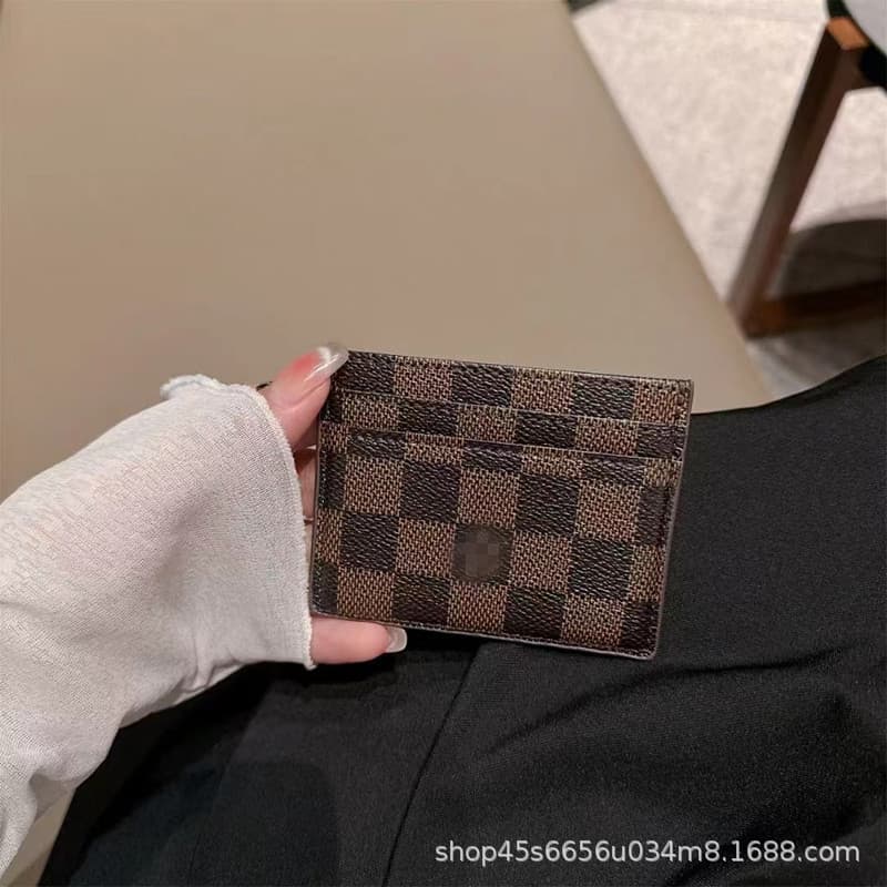 Big-name card bag insert card holder suitable for driver's license card holder style unisex leather case document bag multi-position card holder