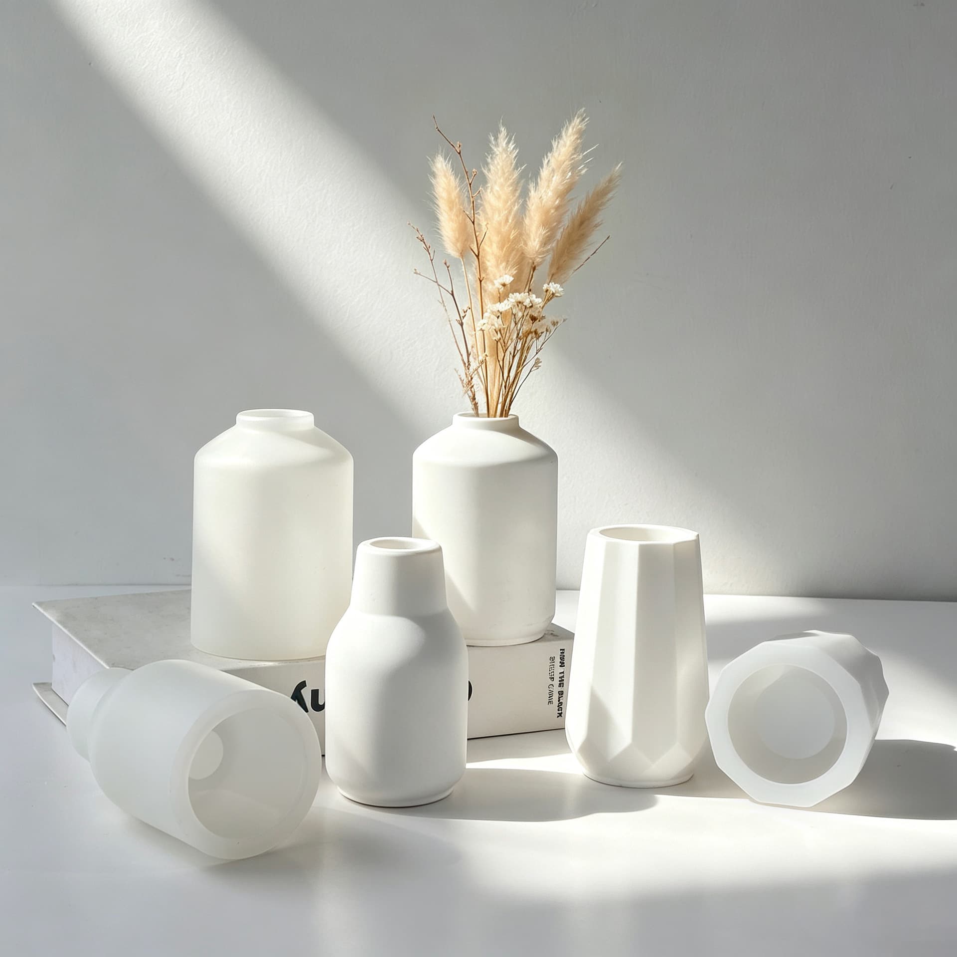 Vase Silicone Mold for Resin and Plaster, Decorative Flower Vase Mold Ornament, Multiple Styles Available in Stock
