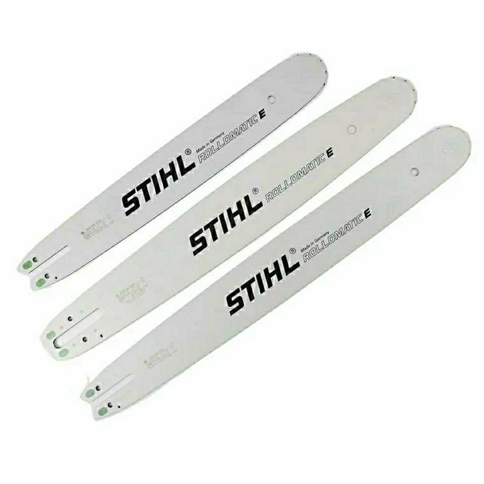 STIAL imported chainsaw guide plates are available in 12-inch, 14-inch, 16-inch, 18-inch, and 20-inch sizes. Other domestic chainsaws are not compatible.