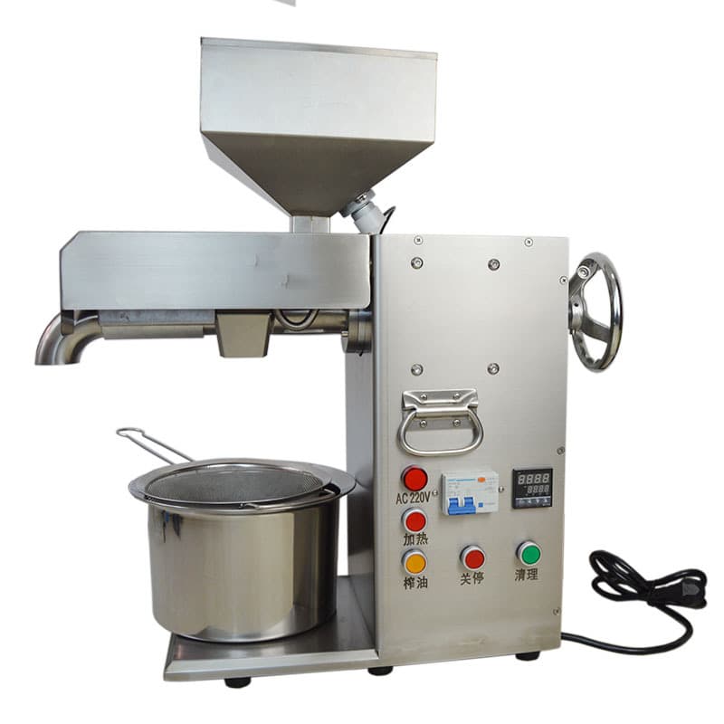 Stainless Steel Commercial Oil Press Wholesale Fully Automatic Small Commercial Oil Press Small Stainless Steel Oil Press