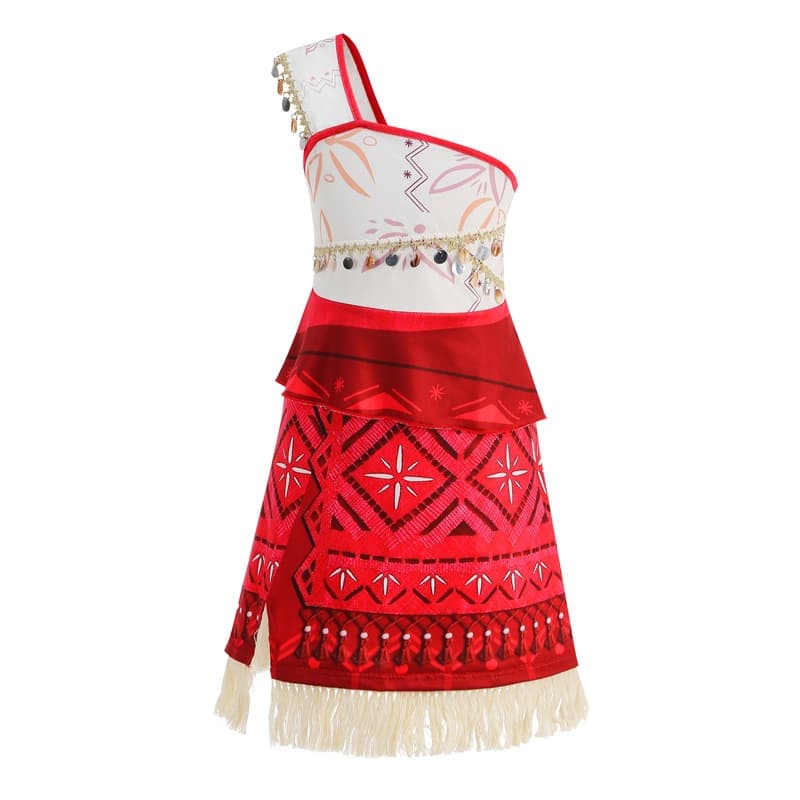 2025 Moana 2 Moana cosplay European and American same movie Maui dress girls performance dress