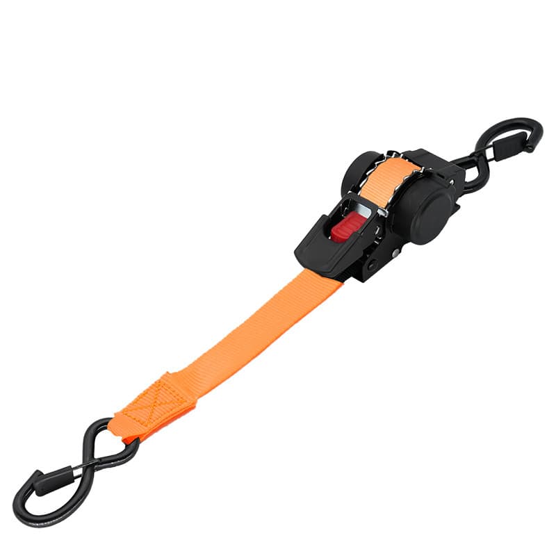 Cross-border Best-selling Auto-retractable Ratchet Tie-down Straps for Trucks, Cargo Securing Straps, Tensioning Straps