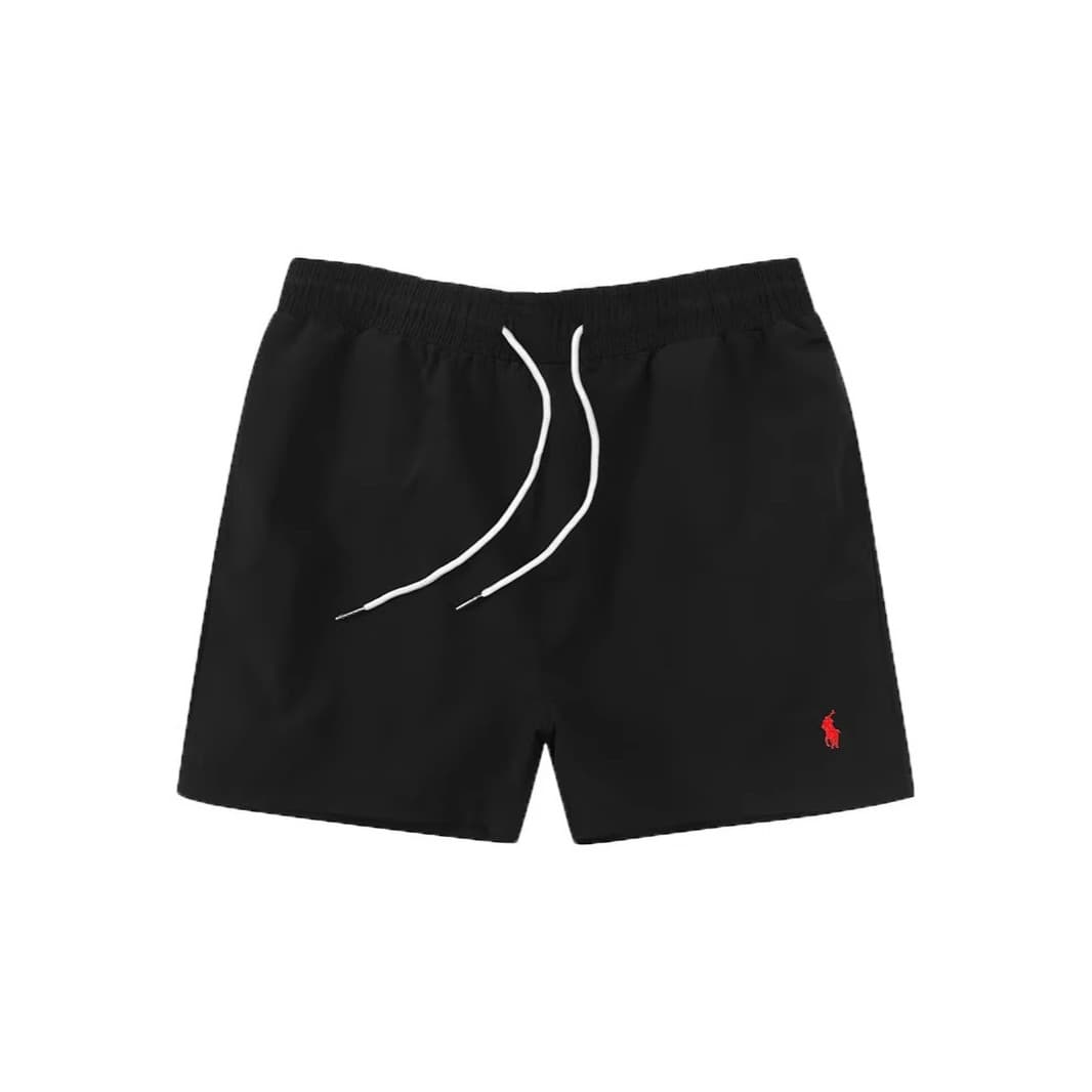 Men's RL Beach Shorts Quick-Dry 5-Inch Shorts Summer Loose Plus Size Vacation Youth 3-Inch Casual Sports Shorts