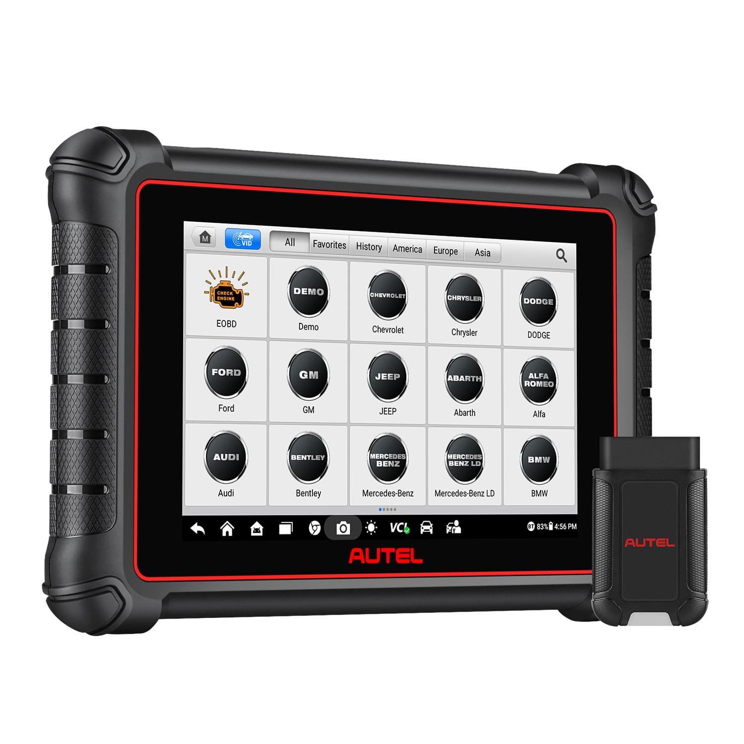 Autel MK900BT Automotive Full System Diagnostic Tool ECU Coding Oscilloscope Detection Full System Scan