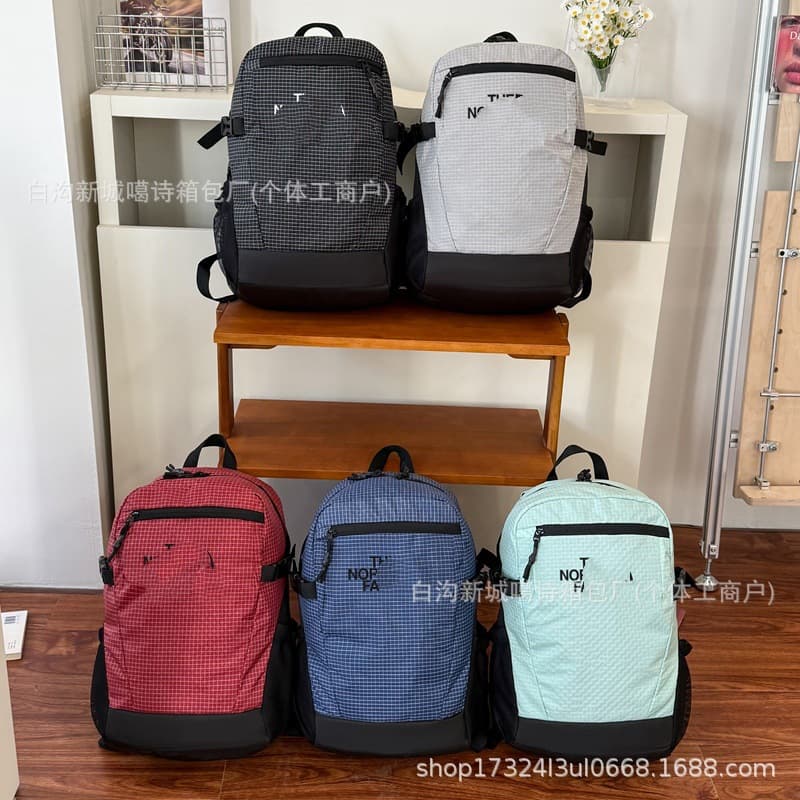 Large Capacity Backpack Korean Style Fashion North Trend Brand Couple Backpack Casual Travel Bag Fashionable Elegant Large Shoulder Bag
