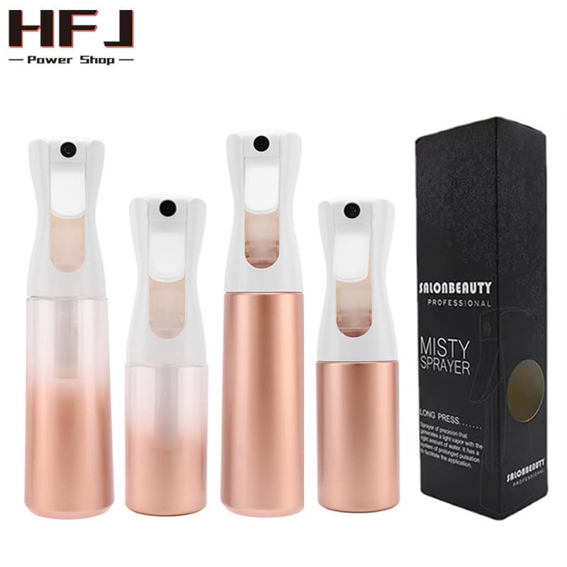 300ml Alcohol Disinfectant Spray Bottle High Pressure Spray Bottle Air Pressure Beauty Moisturizing