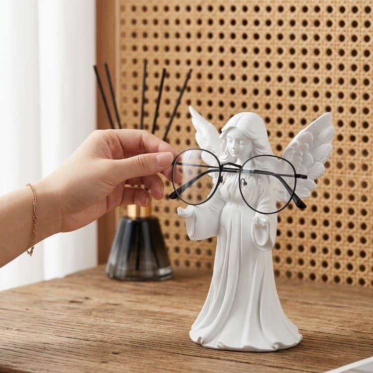 Amazon cross-border AliExpress hot-selling Italian minimalist glasses stand to store small ornaments study bedside table