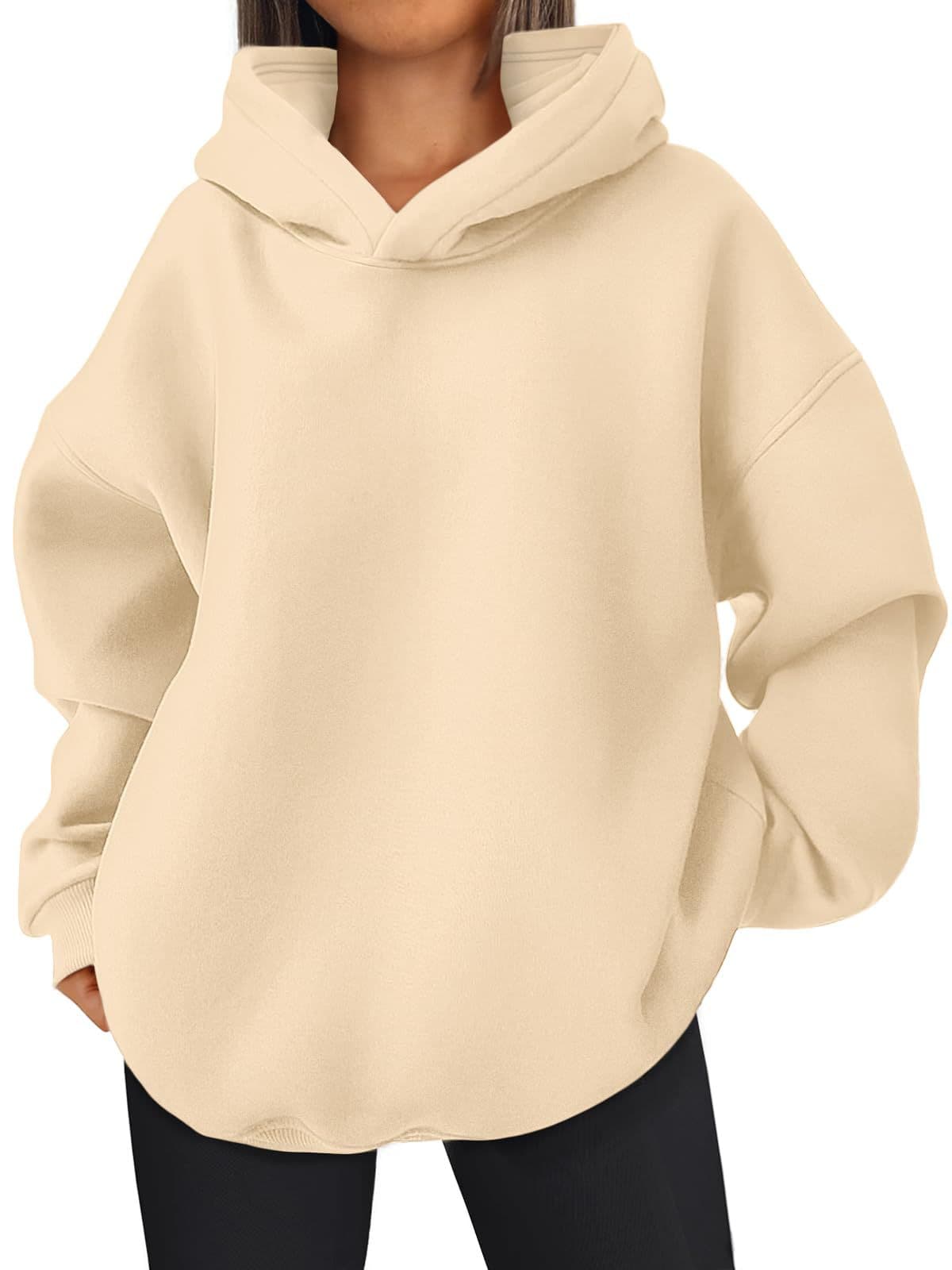 Women's Oversized Hoodie Sweatshirt Fleece Pullover Top Casual Comfortable Fall Fashion Clothing