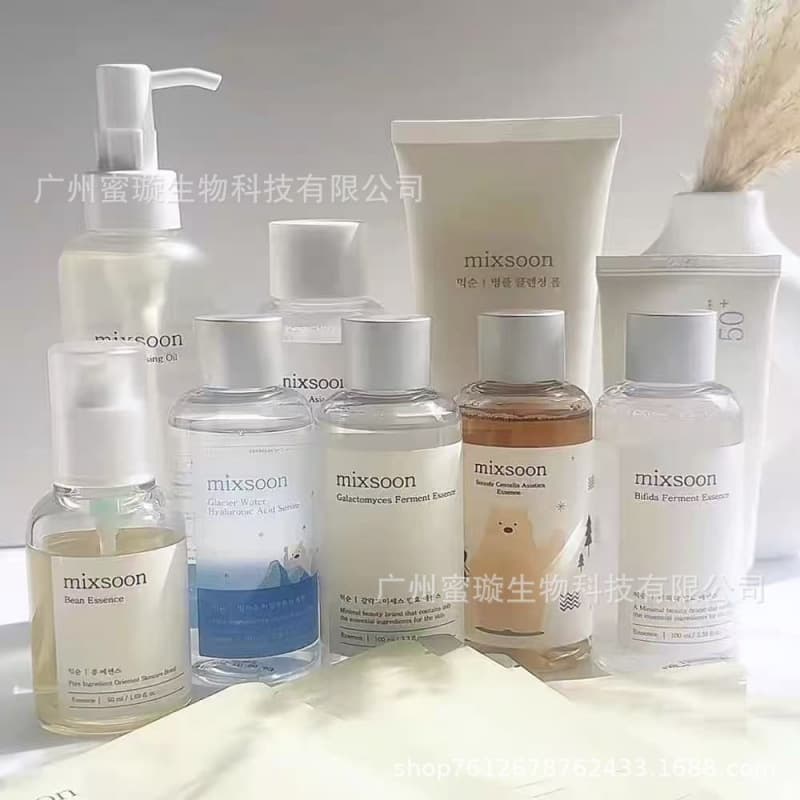 Cross-border Korea mixsoon Soybean Essence Moisturizing Cream, Glacier Water Cleanser, and Cleansing Oil