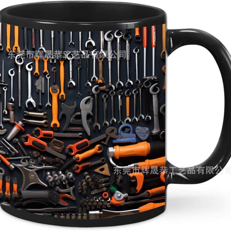 2024 New Export Tools Mechanic Tool Box Ceramic Mug Cup Mechanic Set