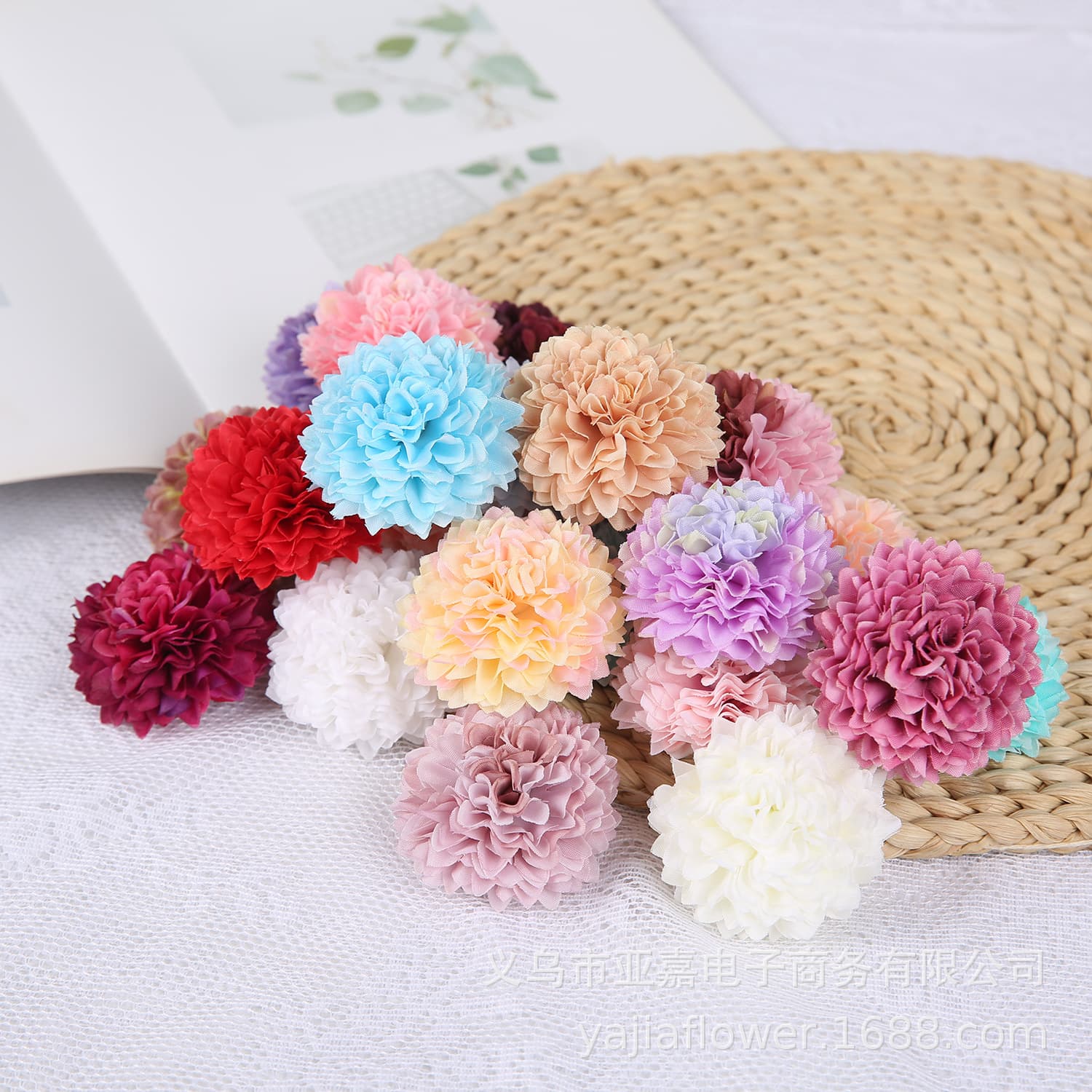 Hydrangea Peony Artificial Flowers High-End Realistic DIY Materials Fake Flowers for Scene Decoration Wedding Home Decor