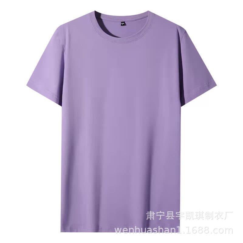 Premium Brand 180g Combed Cotton Short Sleeve Blank Round Neck Men's T-Shirt for DIY
