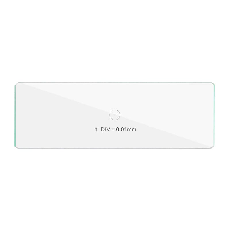 DIV=0.01mm 1-micron microscope glass micrometer stereo microscope micrometer measurement and calibration ruler