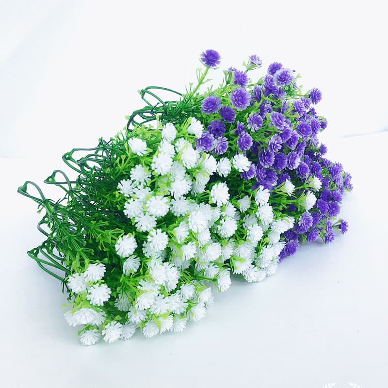 Plastic Baby's Breath for Fresh Flower Accents, Wedding Bouquets, Floral Arrangements, DIY Simulation Flower Foliage Materials
