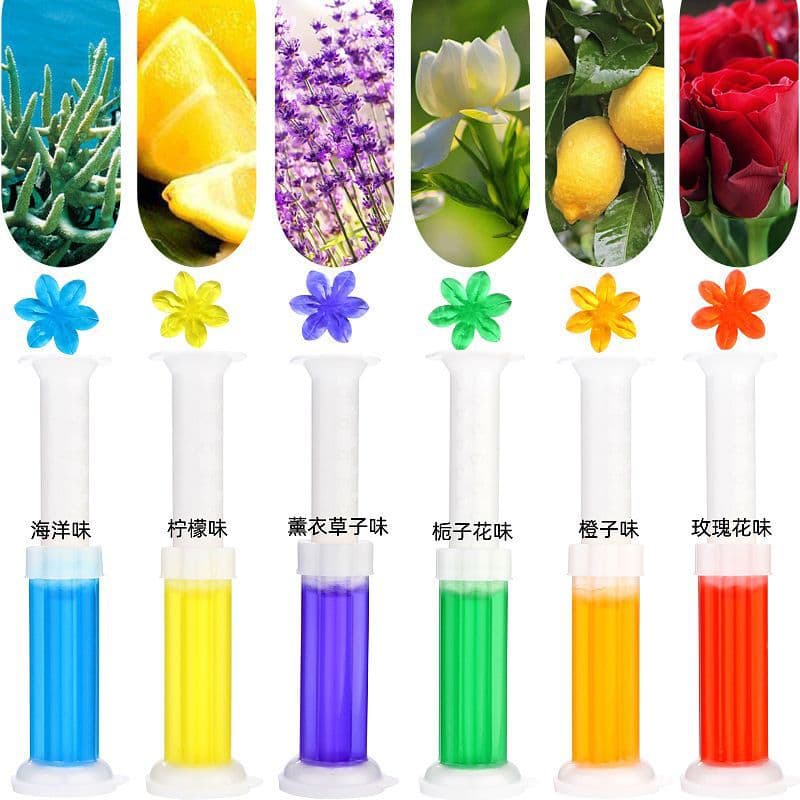 Toilet Flower Cleaning Gel - Deodorizer for Toilets and Squat Toilets, Removes Odors, Leaves a Fresh Scent, Bubble Fragrance Toilet Cleaner