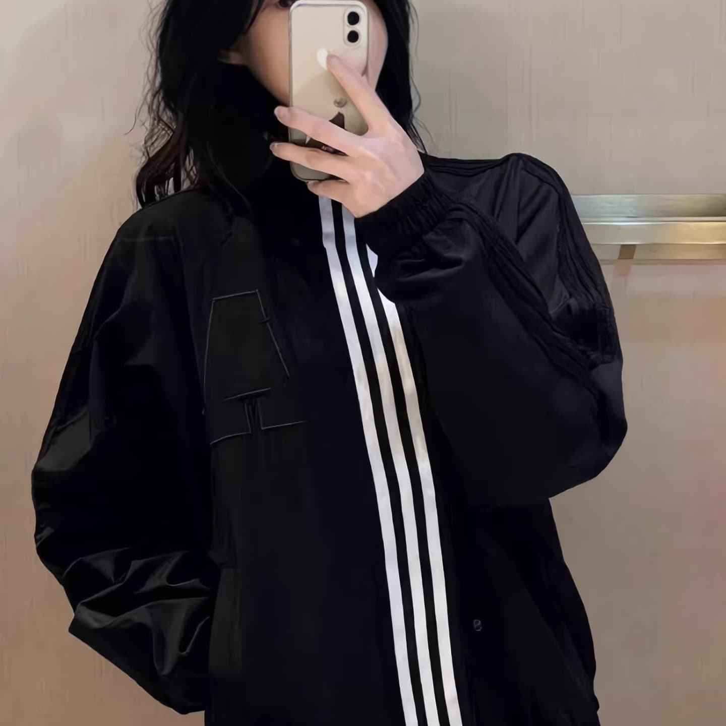 Men's and Women's Spring/Autumn Outdoor Sports Windbreaker Jacket, Windproof and Waterproof Leaf Print Jacket, Stand Collar Cardigan IU4845
