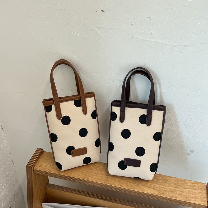 Cross-border Korean polka dot mobile phone bag 2026 summer new large-capacity commuter bag, versatile and fashionable shoulder crossbody bag
