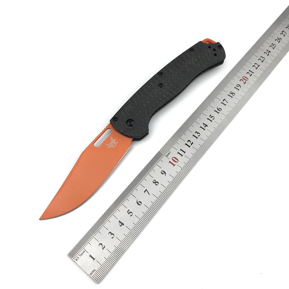 Butterfly 15535 folding knife black carbon fiber handle outdoor camping portable folding knife high hardness sharp fishing