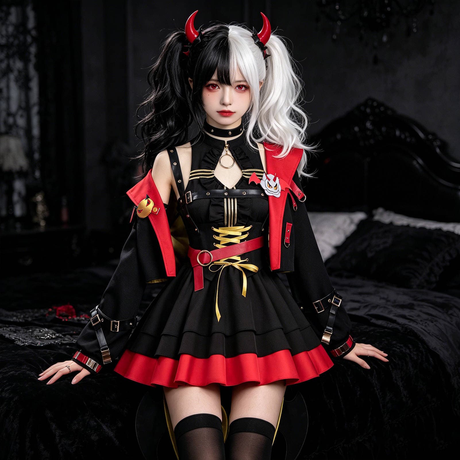 Popular Game Cosplay Costume: Yihuan Cosplay Costume Requiem Gilded Symphony Anime Cosplay Game Character Costume