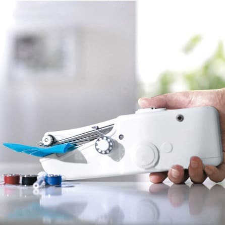 Handheld Portable Sewing Machine Handy Stitch Mini Electric Sewing Machine Pink Black