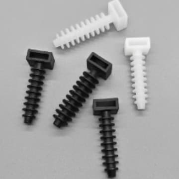Screw cable tie mount, cable tie anchor, screw-lock mount, wire cable tie base