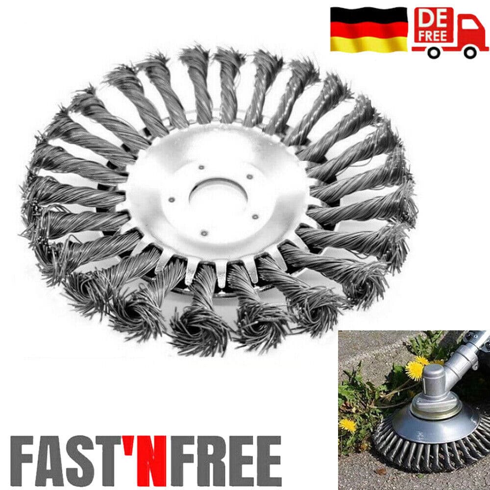 Garden Lawn Trimming Tool Grass Trimmer Head Steel Wire Wheel Disc Mower Blade Universal Accessories Trimmer Disc