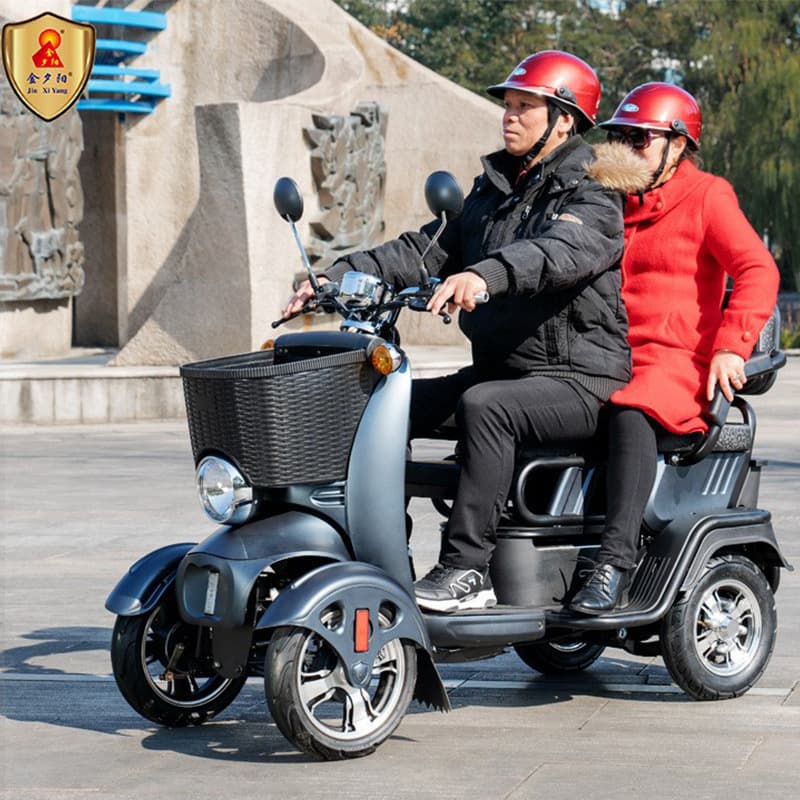 Golden Sunset Electric Four-Wheel Scooter for Seniors, Adults, Family Use, School Run