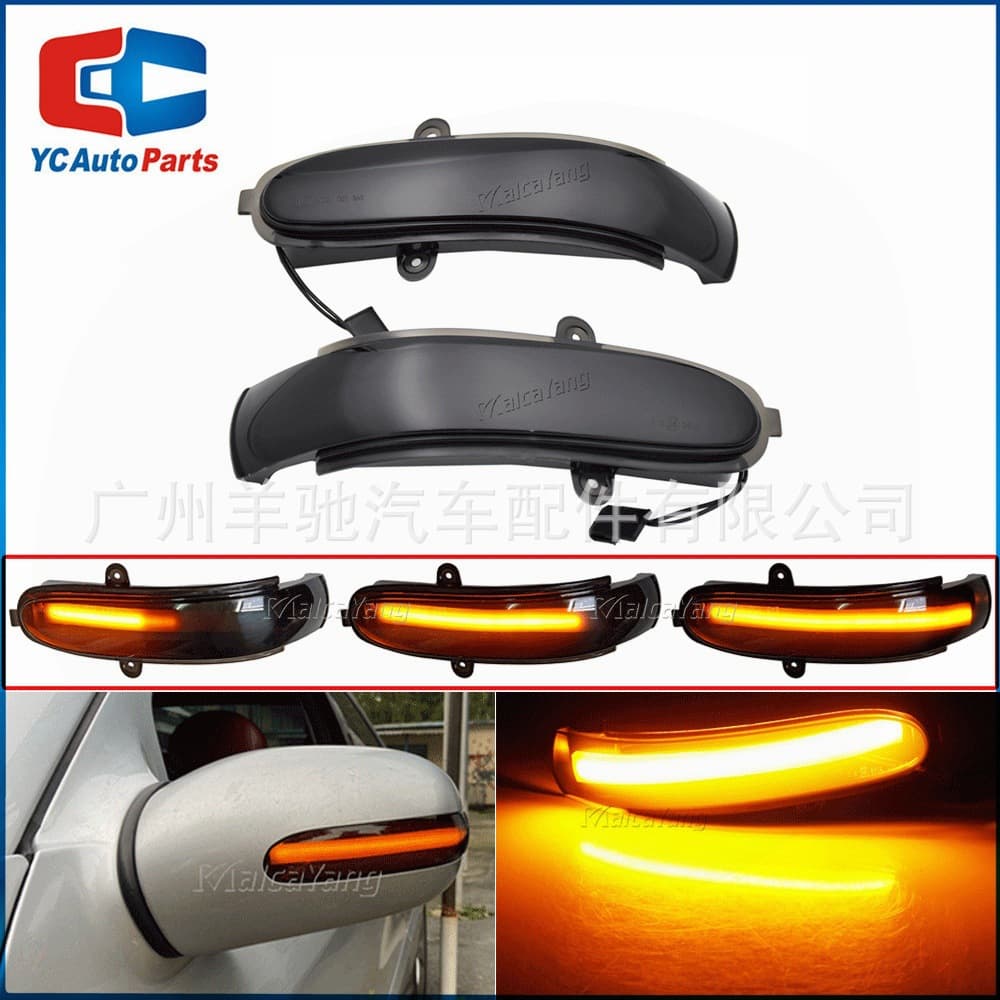 LED Sequential Turn Signal Light for Mercedes-Benz E-Class W211 S211 G-Class W463 Side Mirror Indicator Modification