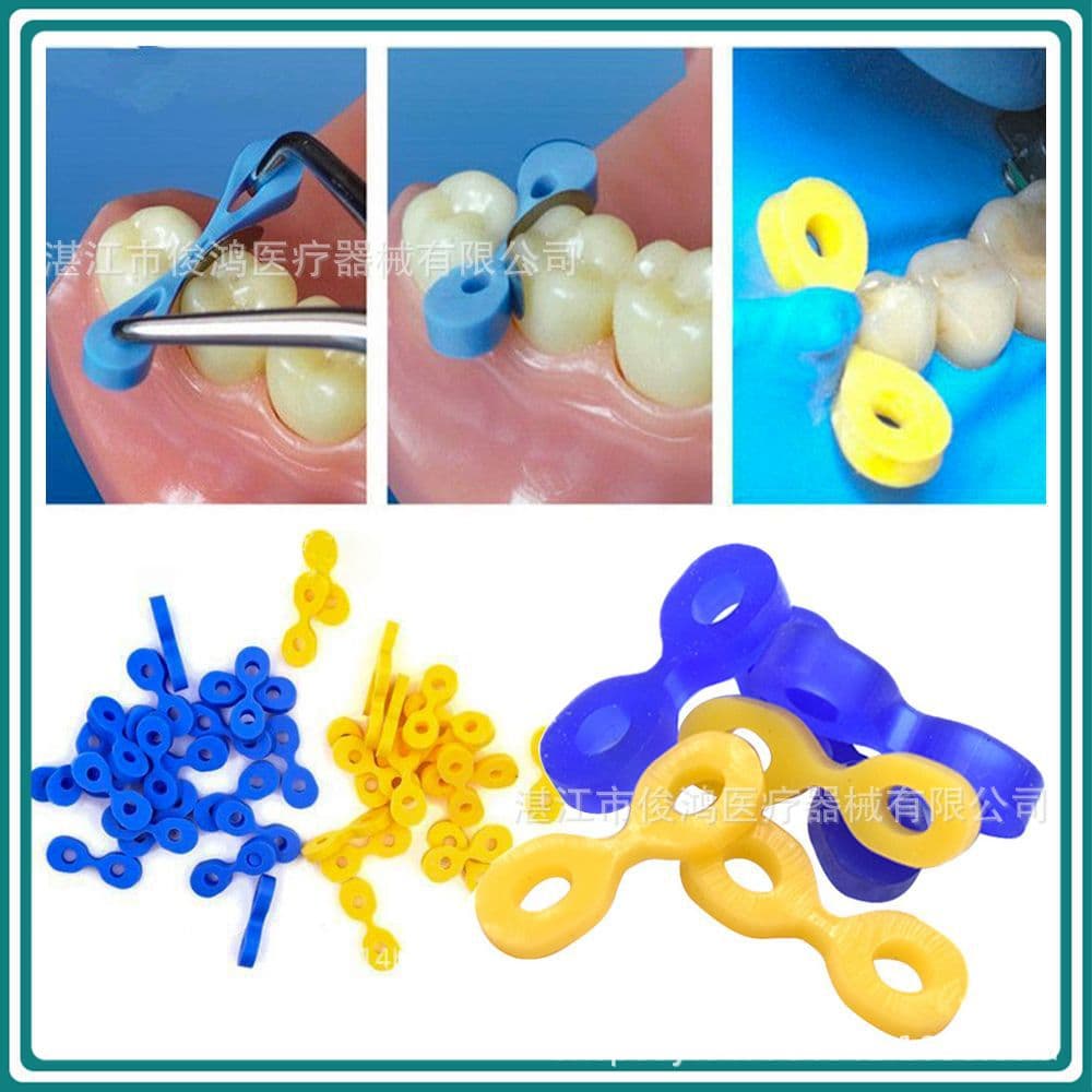 Dental Wedges Elastic Wedges Interdental Wedges Separating Wedges Dental Consumables Materials 40-Pack Orthodontics