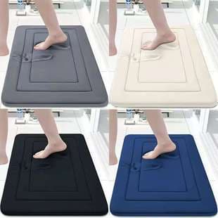 Cross-border Bathroom Mat, Thick Memory Foam, Anti-slip Mat for Bathroom Entrance, Coral Fleece Foot Mat, Factory Direct Wholesale