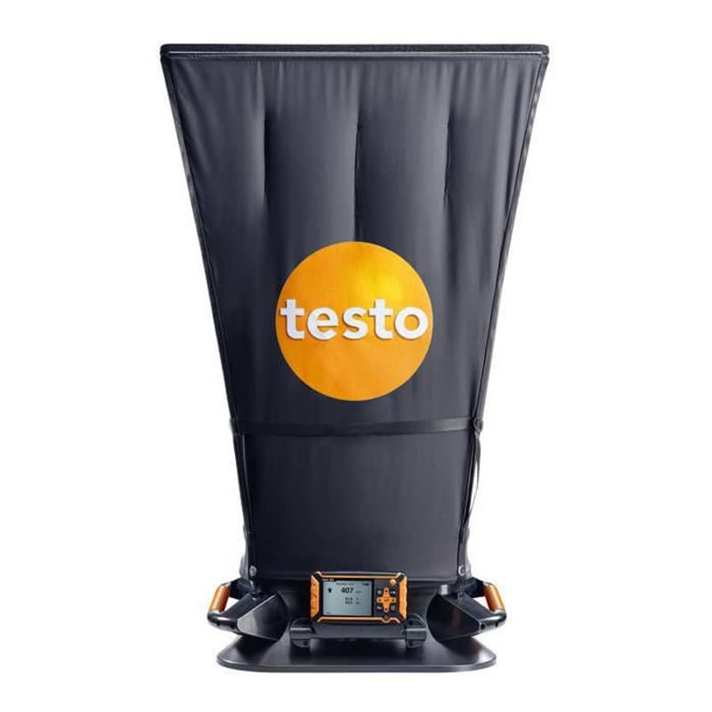 Testo 420 Airflow Hood for Wind Speed, Pressure, and Airflow Measurement with Vortex Detection