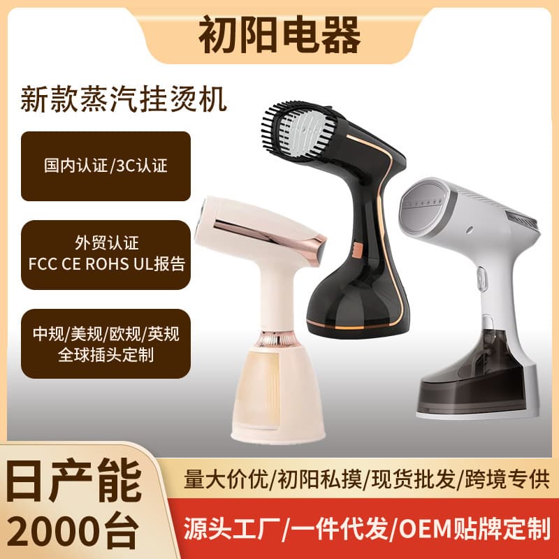 Handheld Steam Iron Garment Steamer Portable Travel Wrinkle Remover High Power Flat and Vertical Ironing
