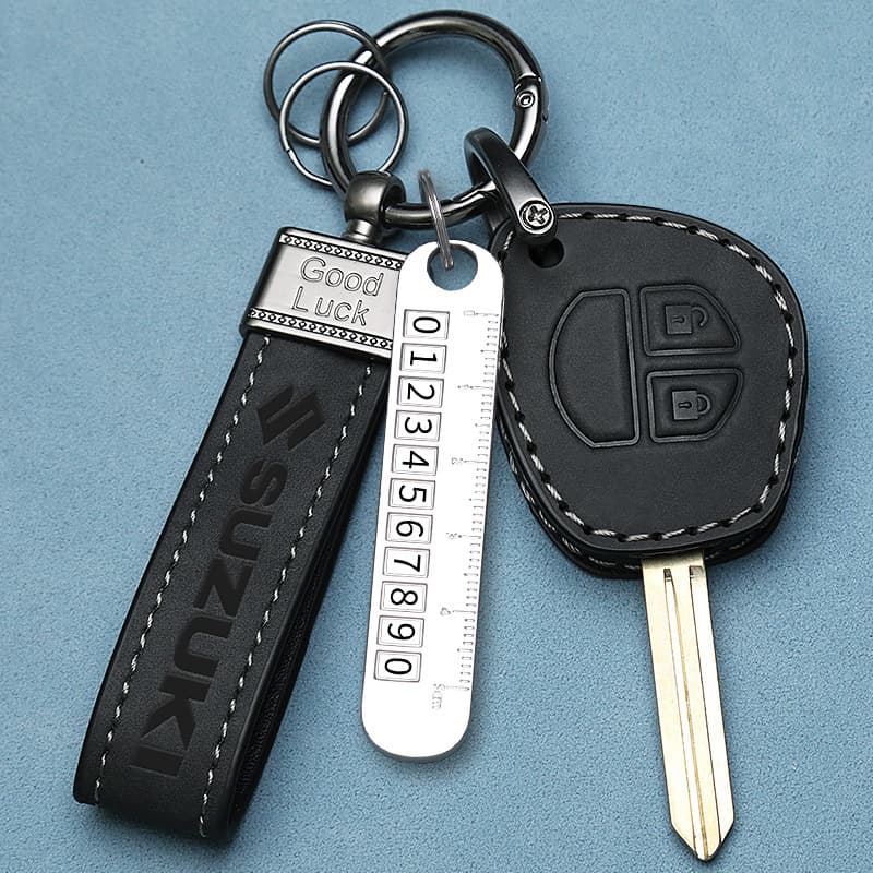Suzuki SX4 Key Case Flip Key Suzuki Swift Liana Vitara New Alto Car High-Quality Leather Cover Cross-Border