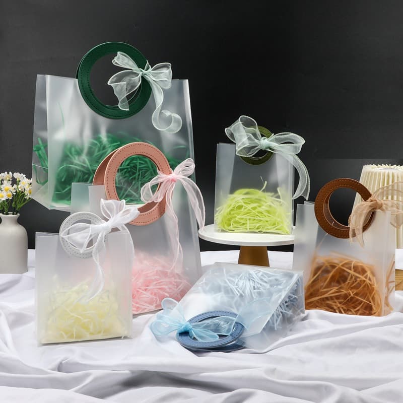 Spot pp handbag plastic packaging bag waterproof wedding gift accompaniment gift bag Chinese Valentine's Day gift bag free shipping