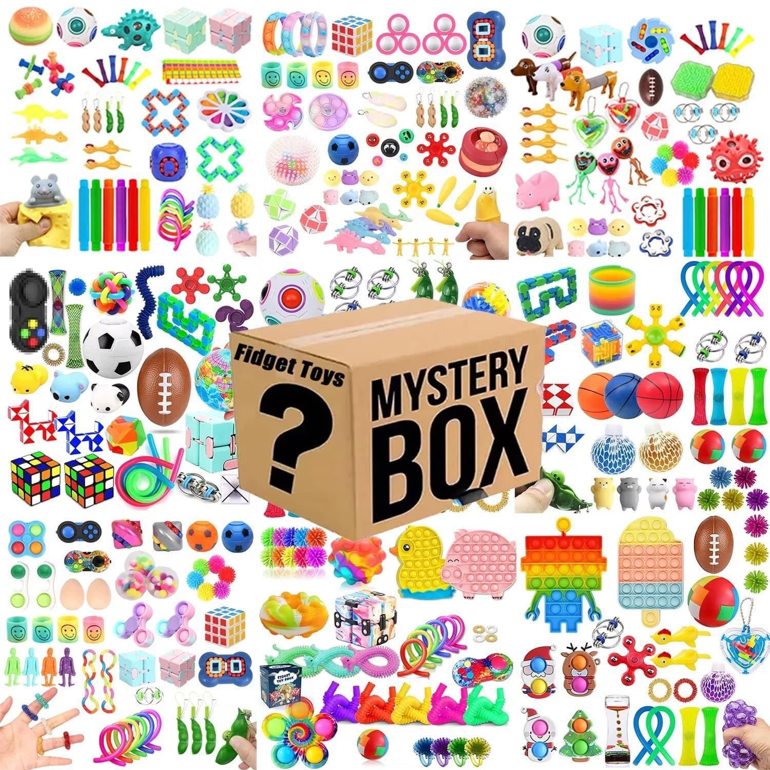 New Cross-Border Blind Box Toy Random Mystery Fidget Toys Surprise Small Toy Holiday Gift
