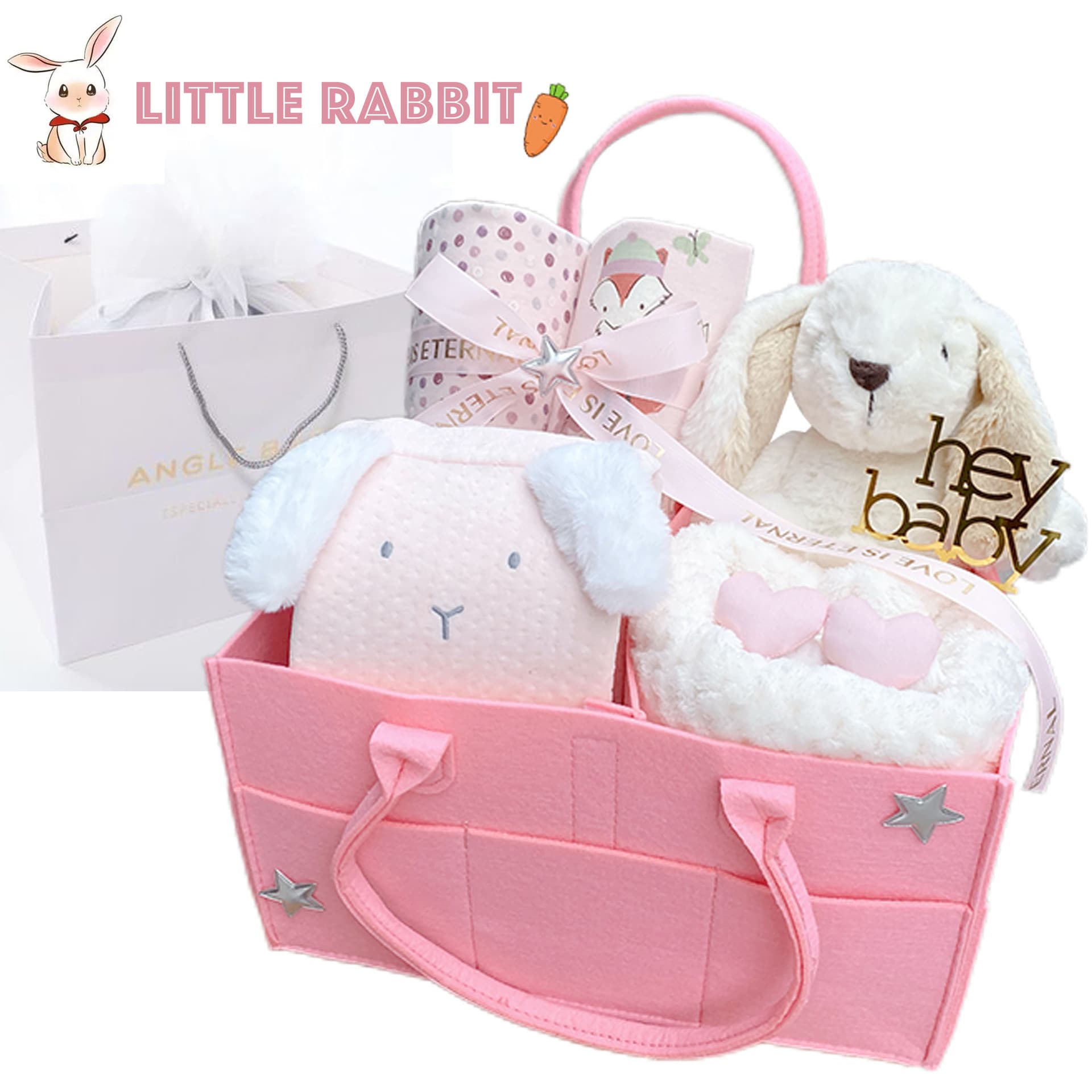 Winter Fleece Newborn Baby Gift Set, Autumn/Winter Clothing Set for Full Moon, Unisex Baby Shower Gift Pack