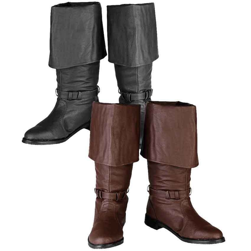 Factory Direct Medieval Amazon Cross-Border European American New Nordic Viking Boots Unisex Large Size