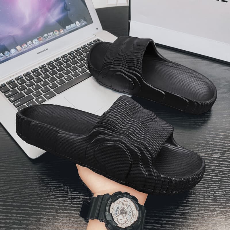Fashionable Simple Outer Wear Men's Slippers Summer Thick Bottom Anti-Slip Outdoor Sports Casual Beach Men's Flip Flops