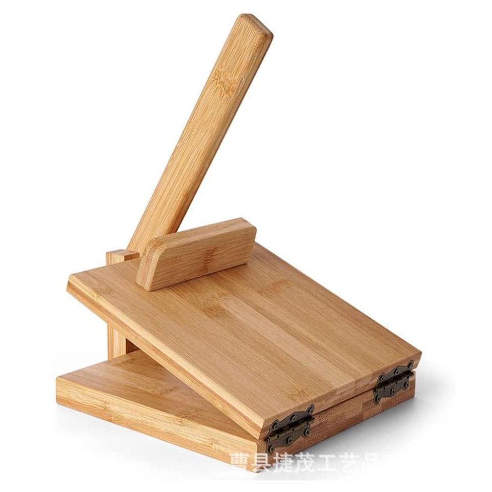 Cross-border wooden dumpling press machine tortilla press rotatable kitchen tortilla press peeler wholesale