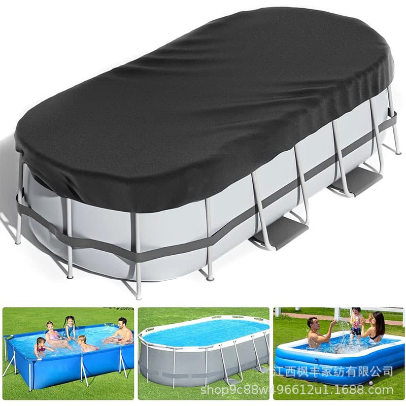 Oval Pool Cover for Above Ground Pool Solar Oval Pool Stock Tank Cover Waterproof Dustproof