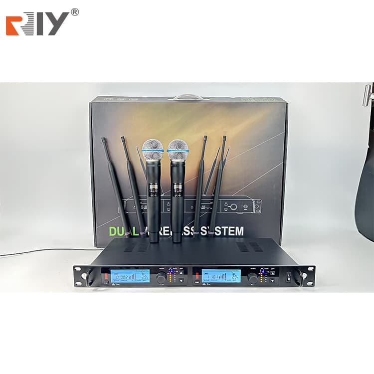 ULXD24D Host Microphone One-to-Two Handheld Wireless Microphone for Concerts KTV Wireless Mic