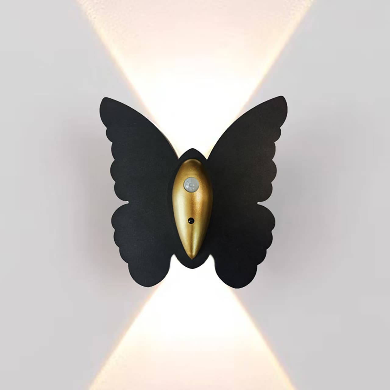 Cross-border Indoor Butterfly Wall Light for Bedroom Bathroom Sensor Wall Light, No-drill Magnetic Induction Light, Rechargeable
