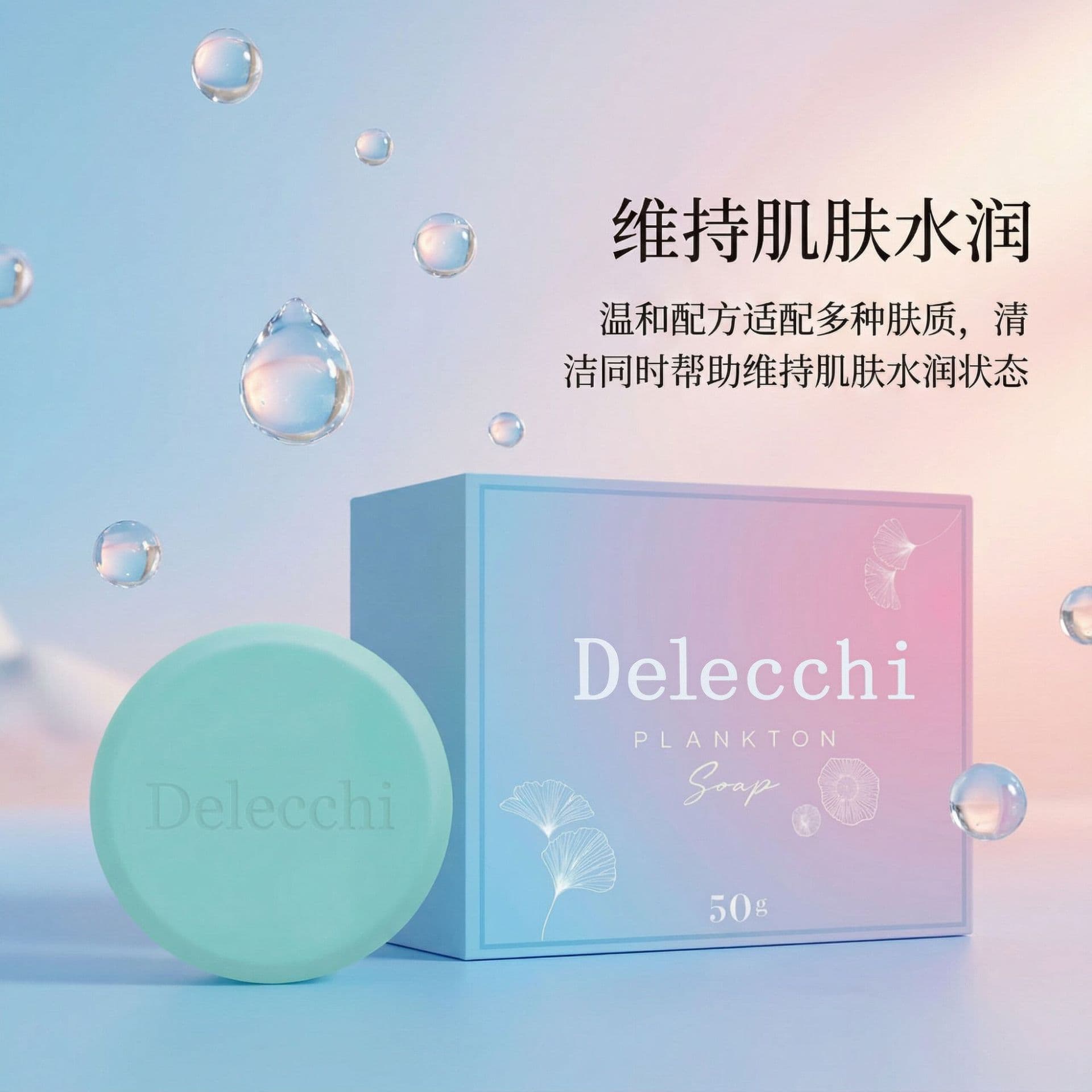 Dileqi Plankton Soap Deep Cleansing Refreshing Facial Cleansing Soap Moisturizing Nourishing Handmade Soap