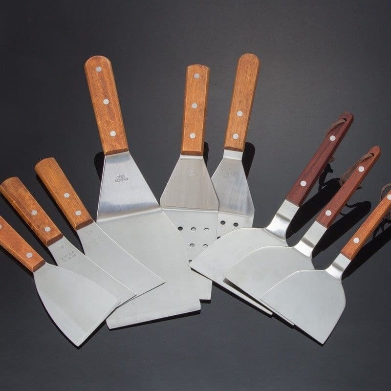 Spatula Cooking Turner for Pancake and Steak, Stainless Steel Flat Spatula Kitchen Utensil