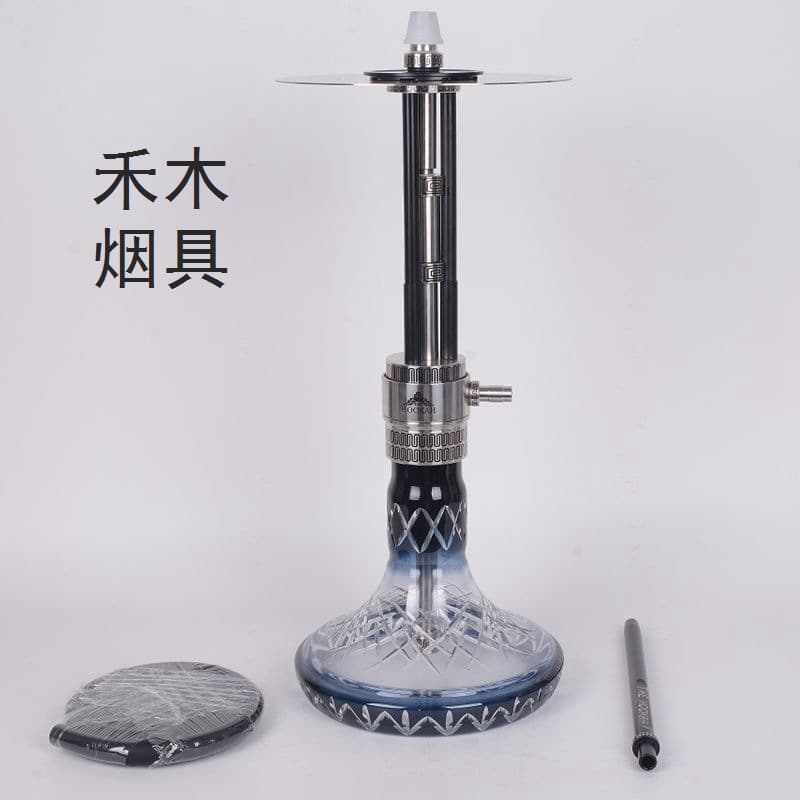 Terminator hookah the hookah stainless steel gatling hookah set gift box shisha