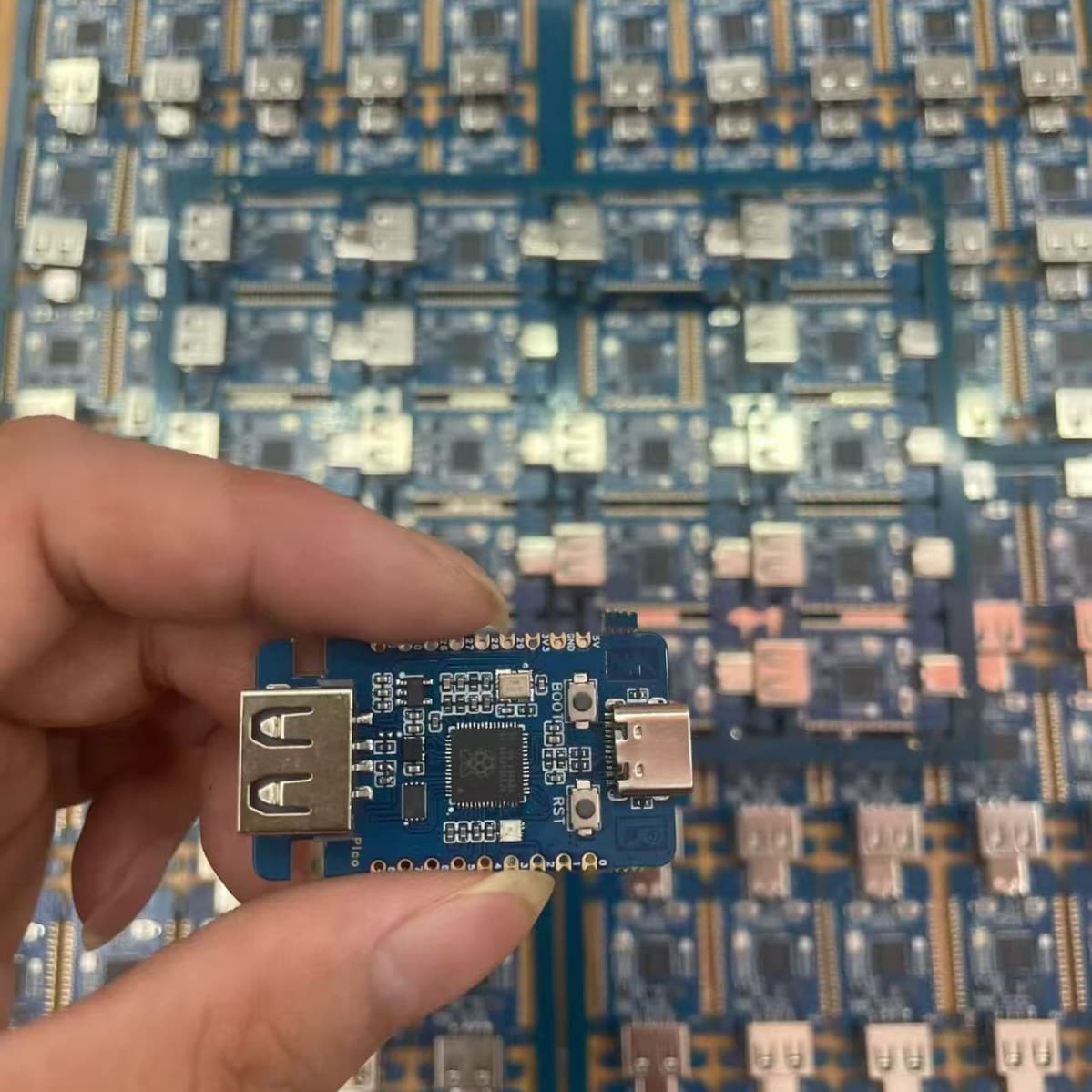 P2350-USB-A Mini Development Board Based on Raspberry Pi RP2350A Type C Interface Dual-Core Dual-Architecture