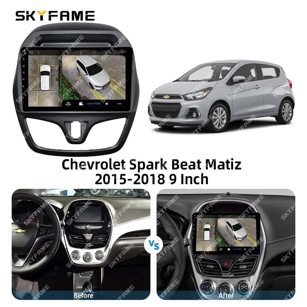 Multi-Fit Frame 15-18 Spark Beat Daewoo Matiz Chevrolet Spark Daewoo Faceplate Trim