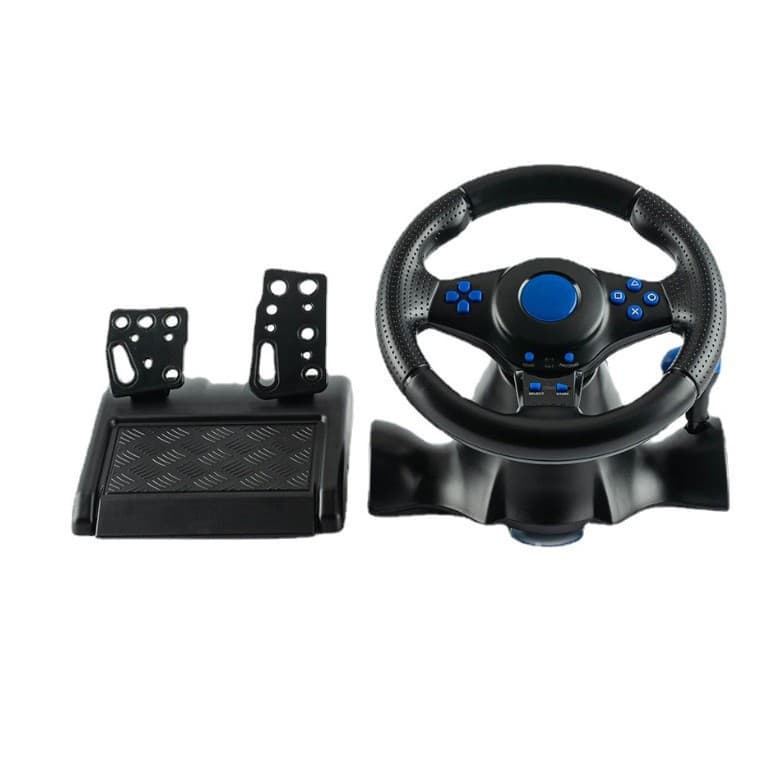 Digital Computer Gaming Steering Wheel Pedals For Simulation Racing Games
