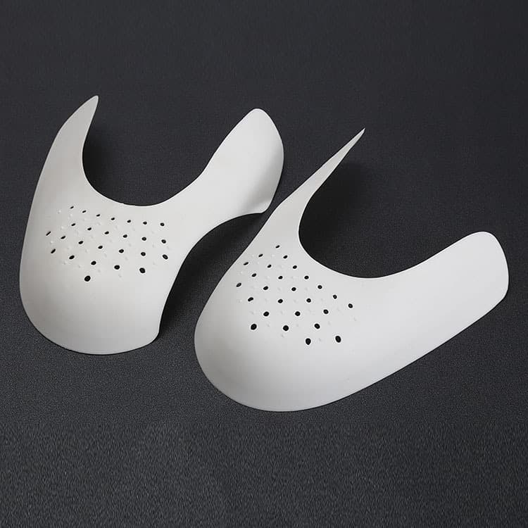 Sneaker Shield, Shoe Shield, Toe Anti-Crease, Anti-Wrinkle Shoe Stretchers Trimmable, Factory Direct Men's White