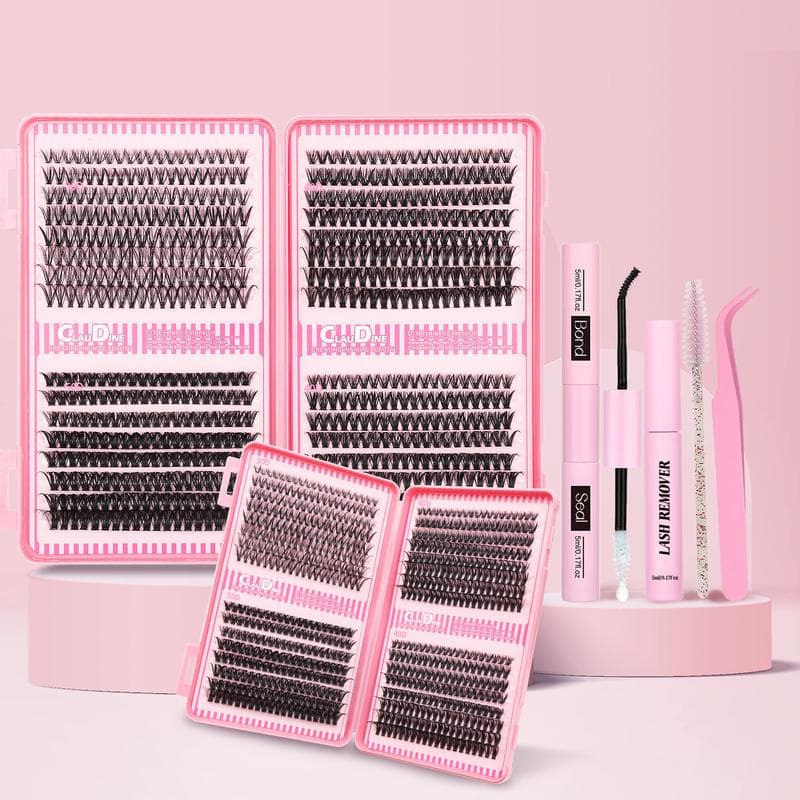 Amazon's popular eyelash book false eyelashes Duomao foreign trade hot-selling 20D-100D dense D-curve large capacity set